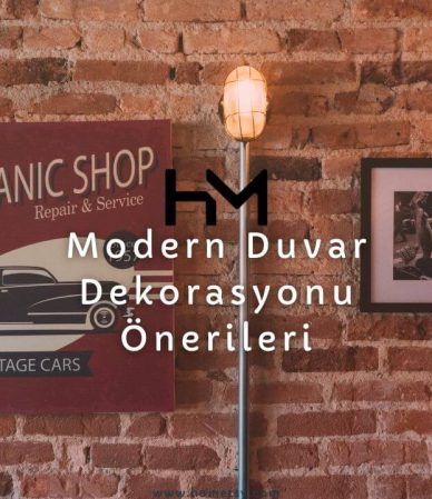 modern duvar dekorasyonu