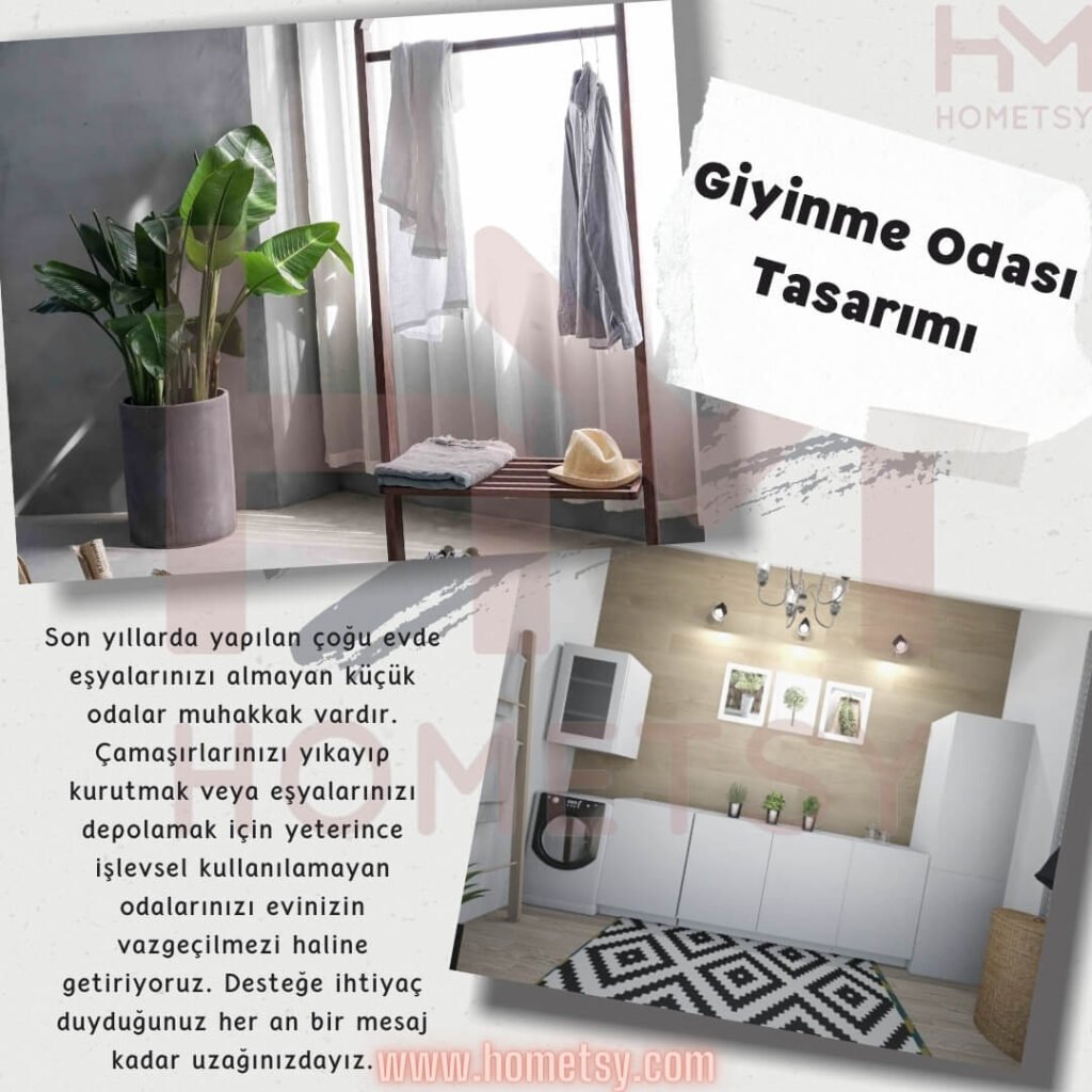 Giyinme Odası Tasarımı Deko