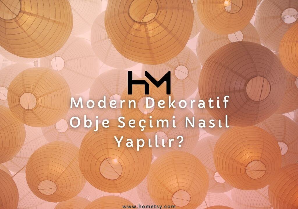 modern dekoratif obje