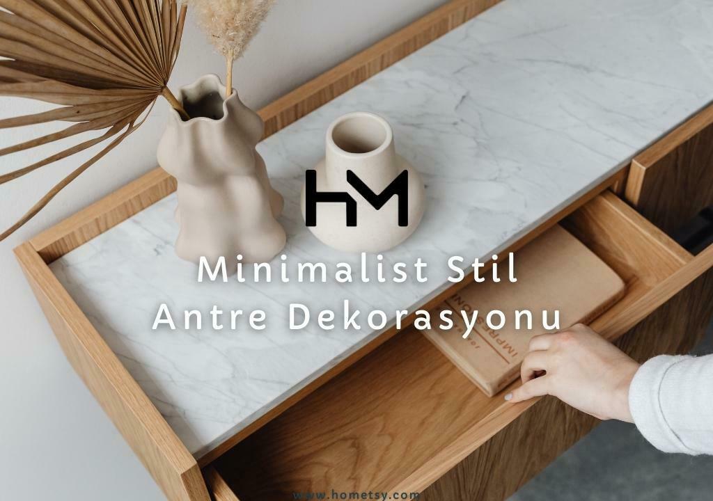 minimalist tarz antre dekorasyonu